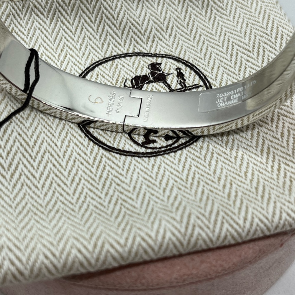 HERMES Jet bracelet size T5 orange men - Picture 3 of 3